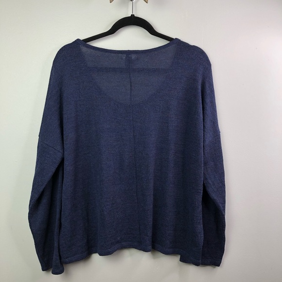 Old navy Navy Sheer dolman Womens Top Sz XL - Picture 5 of 6